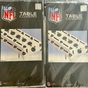NFL Raiders Table Covers $8 for two